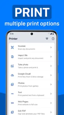 Printer android App screenshot 1